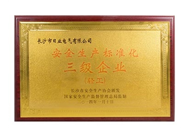 安全生产标准化三级企业