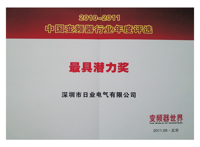 最具潜力奖
