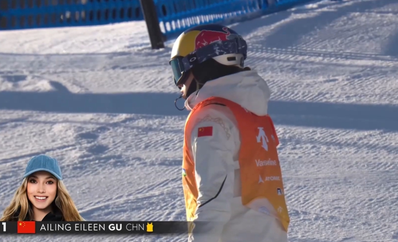 谷爱凌带伤夺金创纪录 李方慧揽亚中国包揽前两